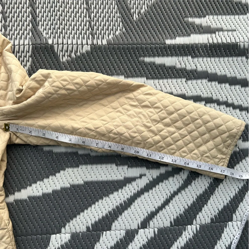 Talbots Quilted Beige Utility Jacket - Picture 10 of 10